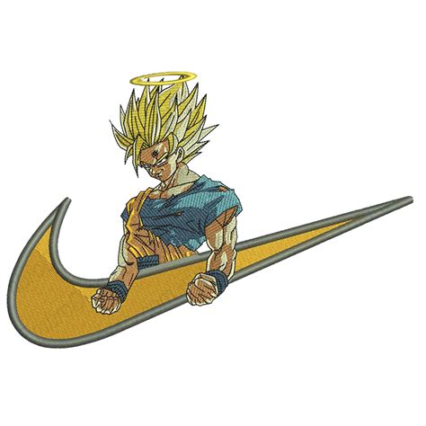 Goku Nike Embroidered T-Shirt | GotGarms