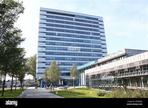 TU Delft Faculty of Aerospace Engineering building at the Delft University of Technology in the ...