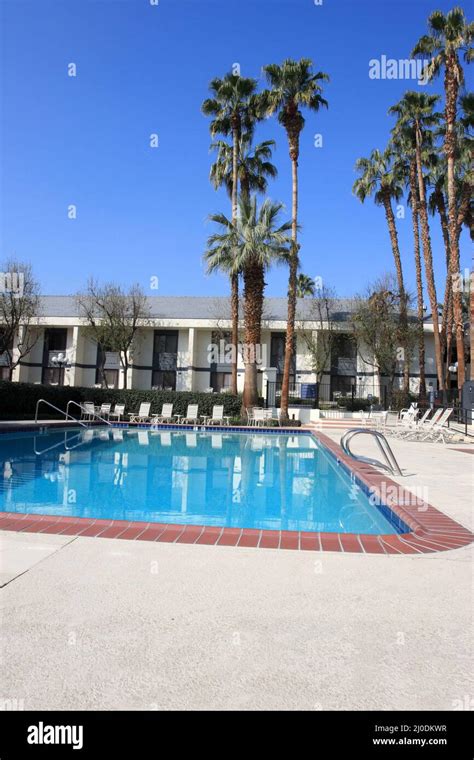 The swimming pool in a hotel, California Stock Photo - Alamy