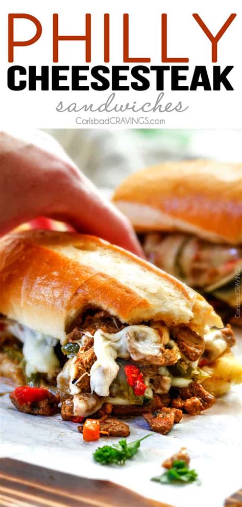 crazy tender, MARINATED Philly Cheesesteak Sandwiches