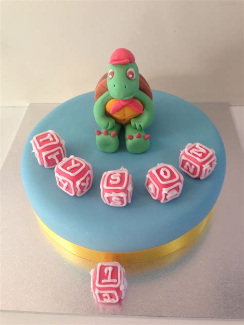 Franklin the turtle birthday cake | Birthday cake shop, Turtle birthday cake, Cake