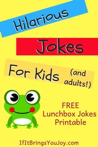 80+ Funny Jokes for Kids (and adults)! | IfItBringsYouJoy | Jokes for kids, Funny jokes for kids ...