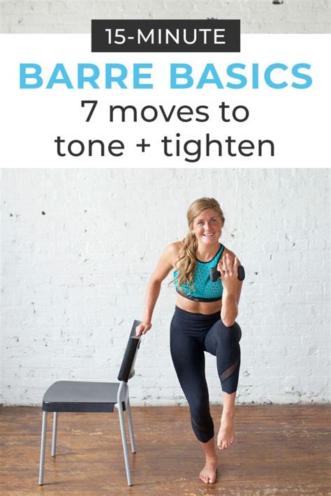 Barre Basics: 7 Barre Moves to Tone and Tighten | Nourish Move Love