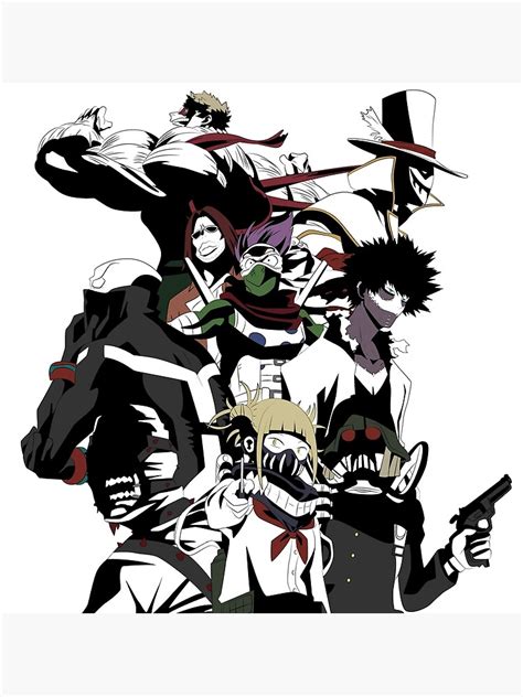 "League of Villains" Art Print by js-anime | Redbubble