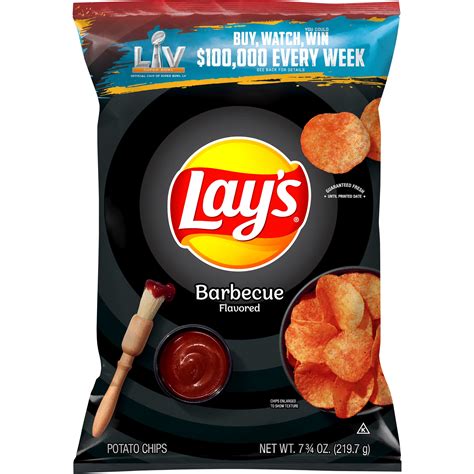 Lay's Potato Chips, Barbecue Flavor, 7.75 oz Bag - Walmart.com - Walmart.com