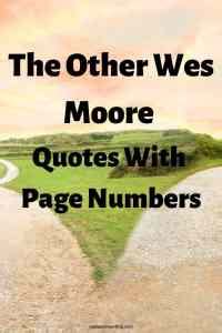 50 The Other Wes Moore Quotes With Page Numbers | Ageless Investing