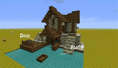 Minecraft Medieval Fishing Hut - FISHING ROT