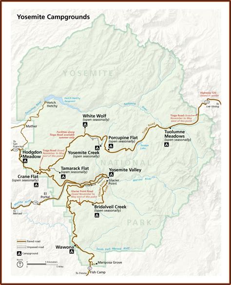 Yosemite Valley Hiking Maps - Map : Resume Examples #GX3GQAw1xb