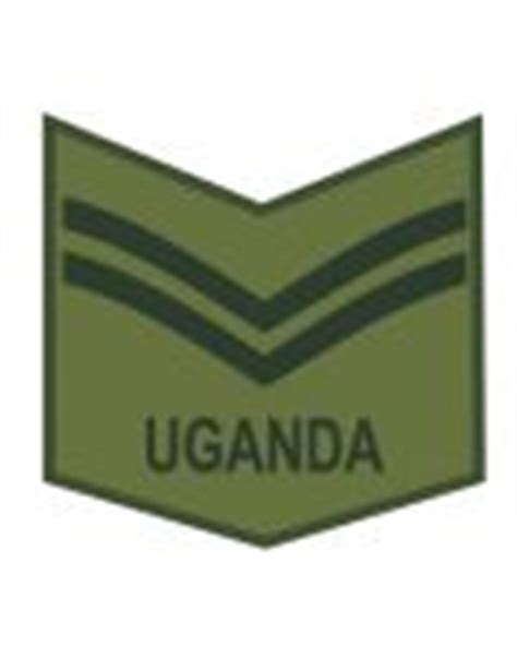 Uganda Ugandan Army ranks military combat field uniforms dress grades ...