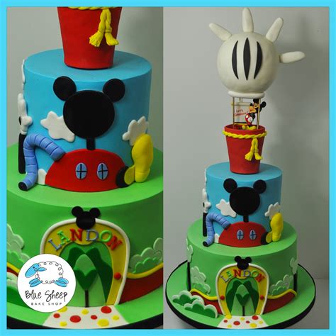 Landon's Mickey Mouse Clubhouse Hot Air Balloon Cake