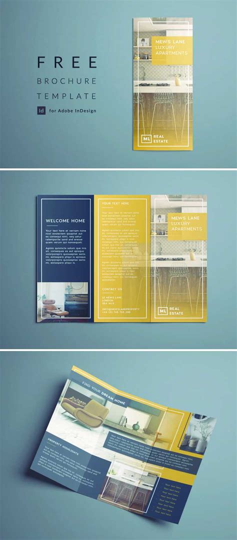 Tri Fold Brochure | Free Indesign Template With Regard To Adobe Indesign Tri Fold Brochure ...