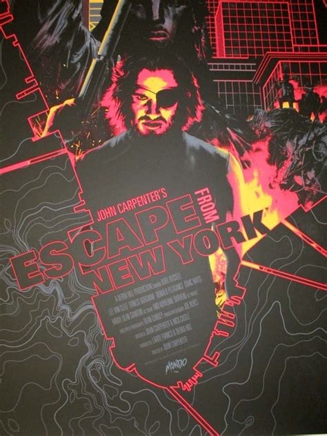 Escape From New York Poster, Mondo/AMP (24"x 36", 61cm x 91.5 cm), 1981 ...