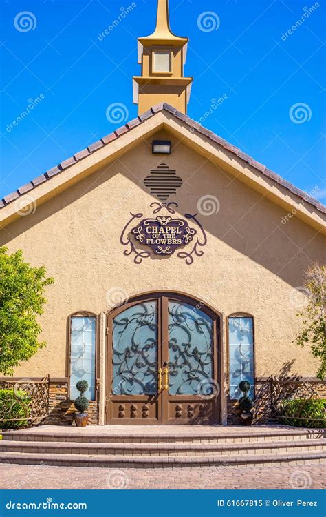 The Chapel of the Flowers Las Vegas Nevada Editorial Image - Image of famous, chapel: 61667815