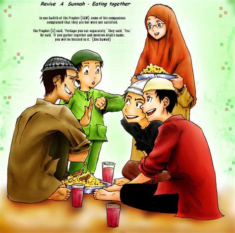 Islam The True Religion: Revive A Sunnah - Eating Together