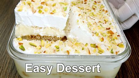 Dessert with 1/2 Liter Milk | Easy Dessert Recipe - YouTube