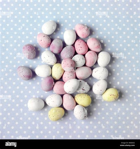 Chocolate mini eggs Stock Photo - Alamy