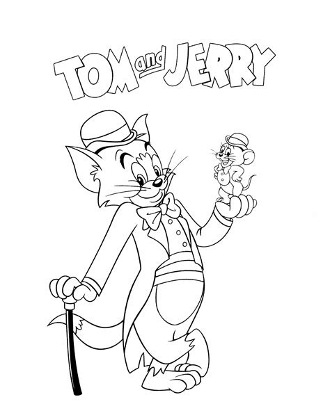 Tom And Jerry Coloring Pages