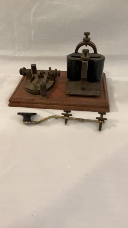 Antique telegraph machine | Live and Online Auctions on HiBid.com