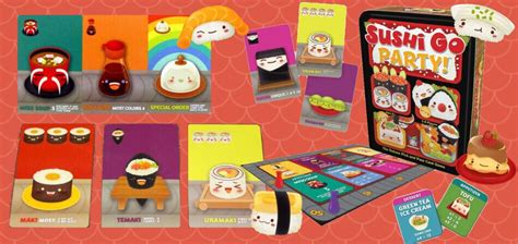 Sushi Go! Party Review Card Game & Board Game 2024