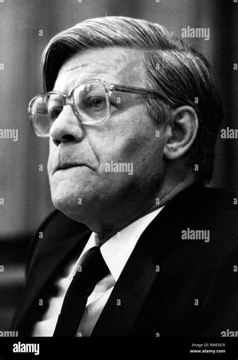 Helmut Schmidt, Federal Chancellor Stock Photo - Alamy