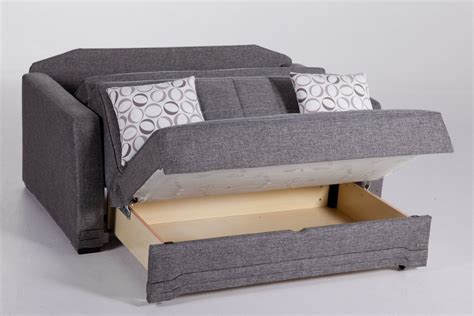 Valerie Diego Gray Loveseat Sleeper by Istikbal | Loveseat sleeper, Sofa bed for small spaces ...