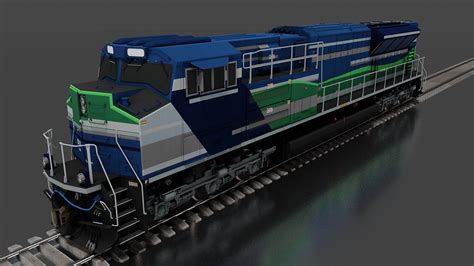 EMD SD70ACe-T4 EMDX Demo Ver. | Flamerailzzz Trainz