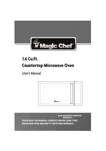 Manual Magic Chef HMM1611B2 Microwave