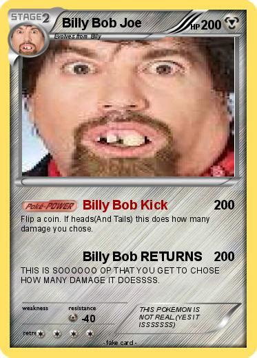 Pokémon Billy Bob Joe 18 18 - Billy Bob Kick - My Pokemon Card