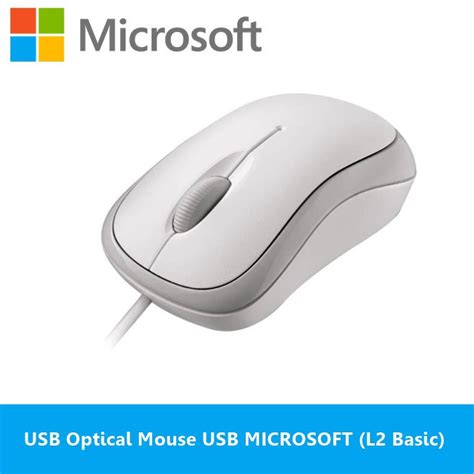 Microsoft Basic Optical Mouse – White - The Computer Guy Charmhaven