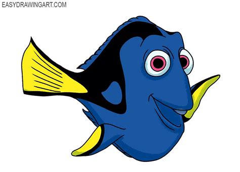 How to Draw Dory - Easy Drawing Art