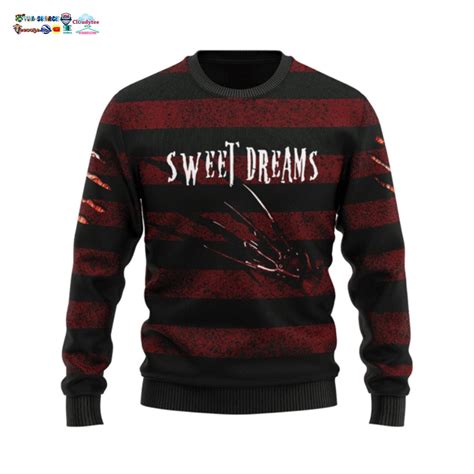 HOT Freddy Krueger Sweet Dreams Ugly Christmas Sweater