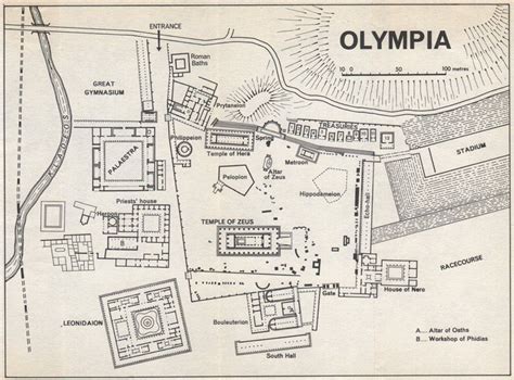 Pin by Itzlaylaj on Blueprintiness | Ancient olympia, Greece map, Olympia greece