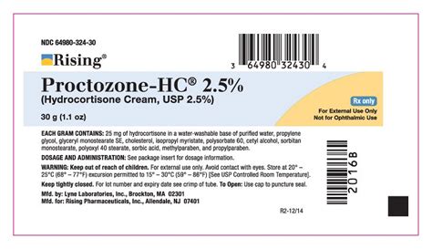 Proctozone HC Cream - FDA prescribing information, side effects and uses