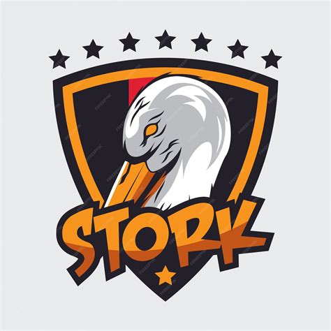 Premium Vector | Stork Logo