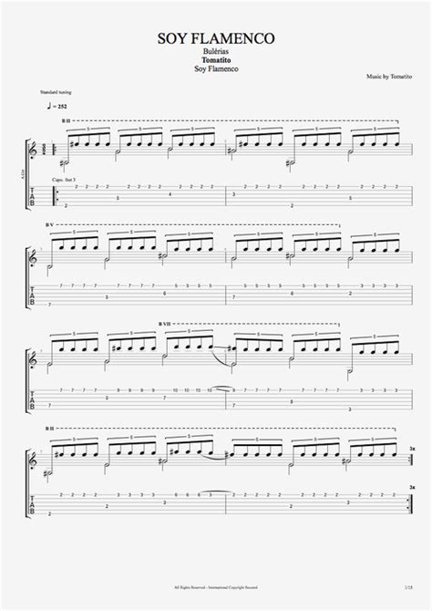 Soy Flamenco by Tomatito - Full Score Guitar Pro Tab | mySongBook.com