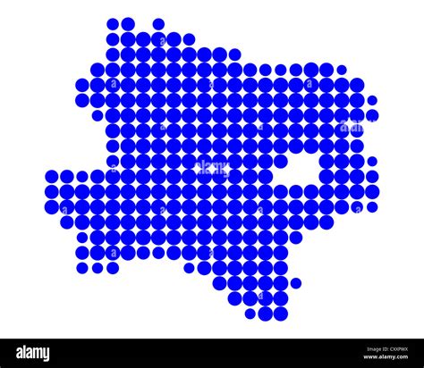 Map of Lower Austria Stock Photo - Alamy