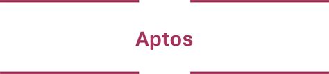 Aptos: Free Font Download | MaisFontes