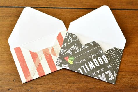 DIY Christmas Gift Card Envelopes - A Pumpkin And A Princess