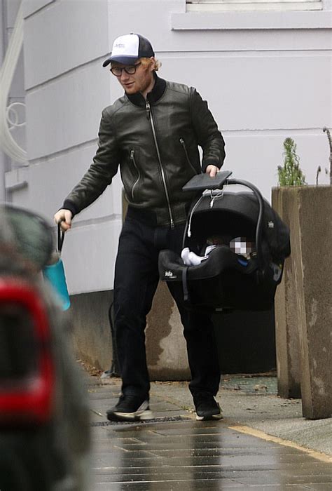 Ed Sheeran PIC EXC: Singer is seen out with baby daughter Lyra ...