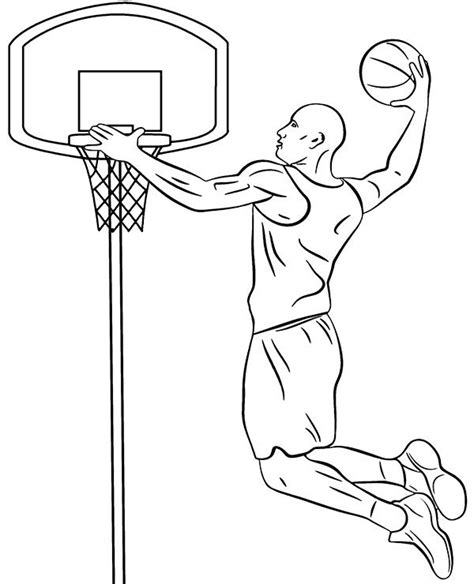 Slam dunk coloring page basketball - Topcoloringpages.net | Coloring ...