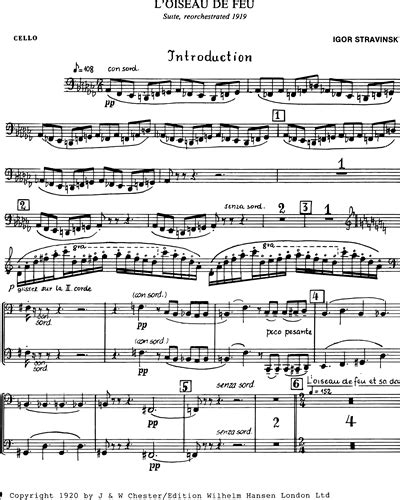 Suite from "The Firebird" [1919 Version] Cello Sheet Music by Igor Stravinsky | nkoda | Free 7 ...