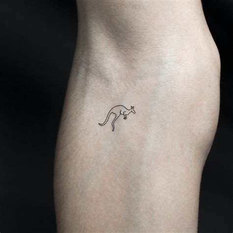 Kangaroo Temporary Tattoo set of 3 - Etsy