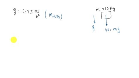 The acceleration due to gravity on Mars is 3.75 m / s^2. Knowing that the mass of a silver bar ...