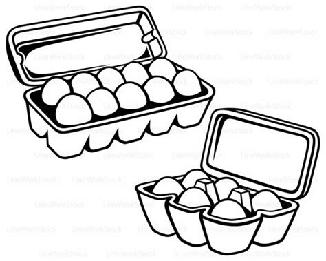 clip art egg carton 20 free Cliparts | Download images on Clipground 2024