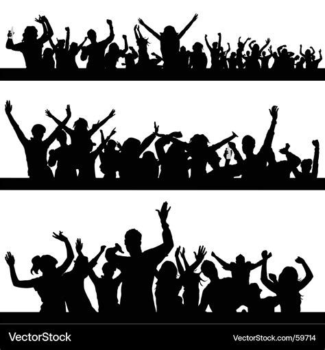 Party peoples Royalty Free Vector Image - VectorStock