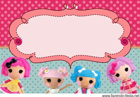 Kit Festa Lalaloopsy Grátis! Pronto para editar e imprimir. | Invitaciones de cumpleaños ...