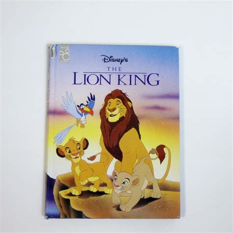 Disney's the Lion King Disney Book, Children's Book, Vintage Book - Etsy