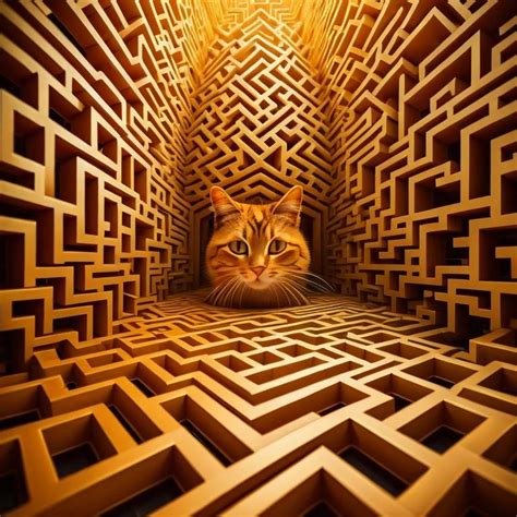 Cat Maze : r/aiArt