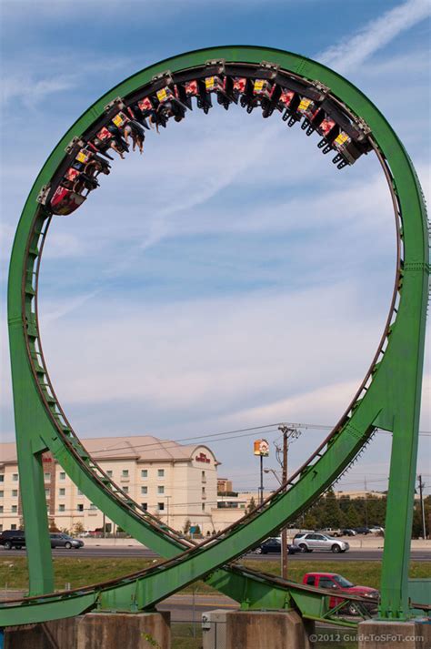 Shock Wave Roller Coaster - Guide to Six Flags over Texas