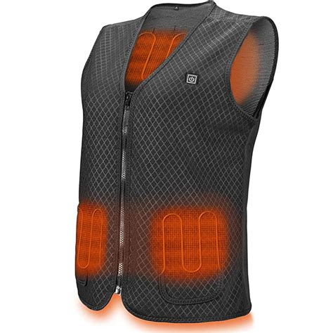 Heated Vest for Men Women Rechargeable USB Electric Vest Jacket Heating ...